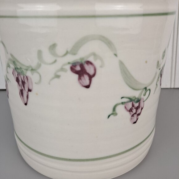 Signed Studio Pottery Vase, Utensil Holder, Planter - Picture 3 of 6
